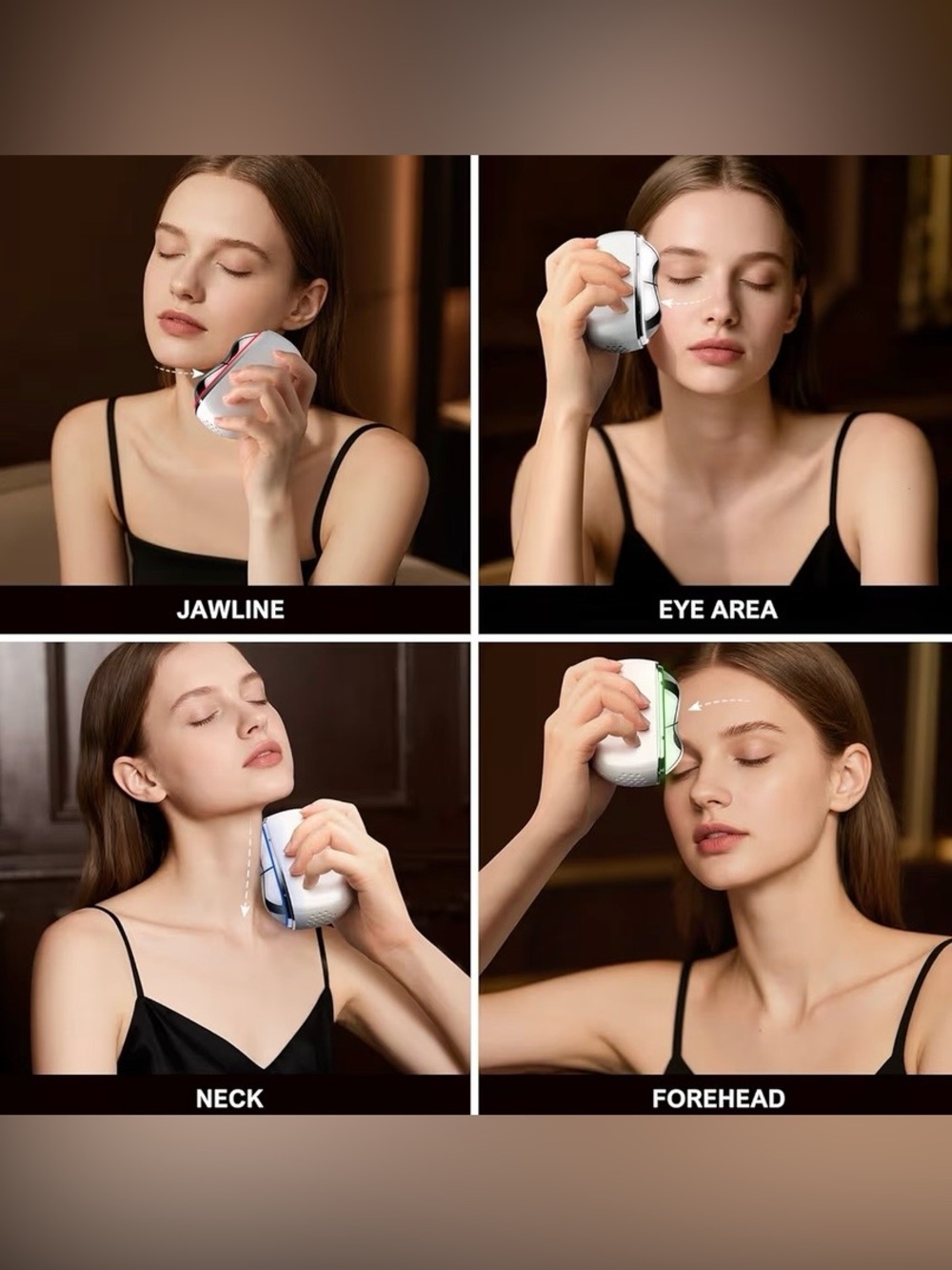 Facial Massager, 7-in-1 Color LED Light Therapy for Face - Picture 5 of 6